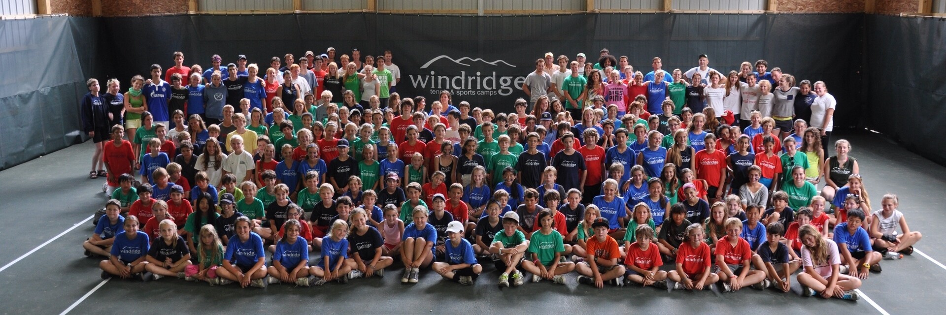Windridge staff and students large group photo