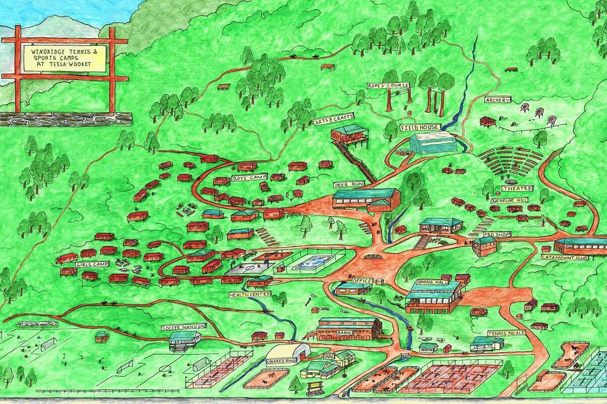 Windridge camp map