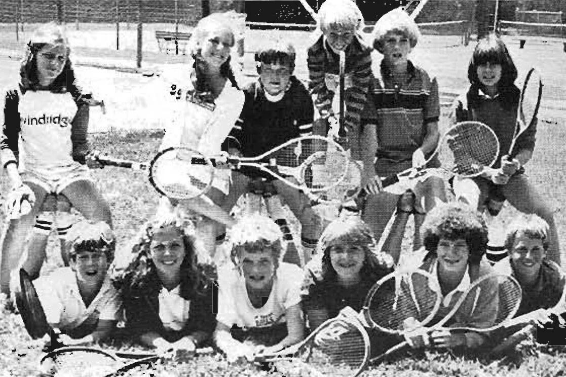 A group of camper from the 1970s