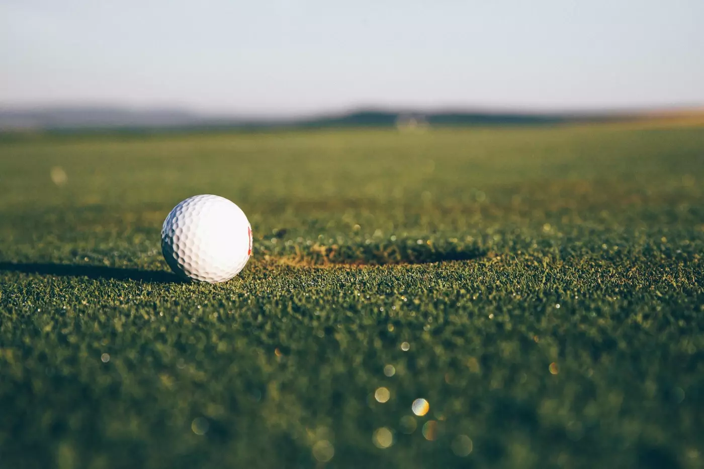 golf ball on course