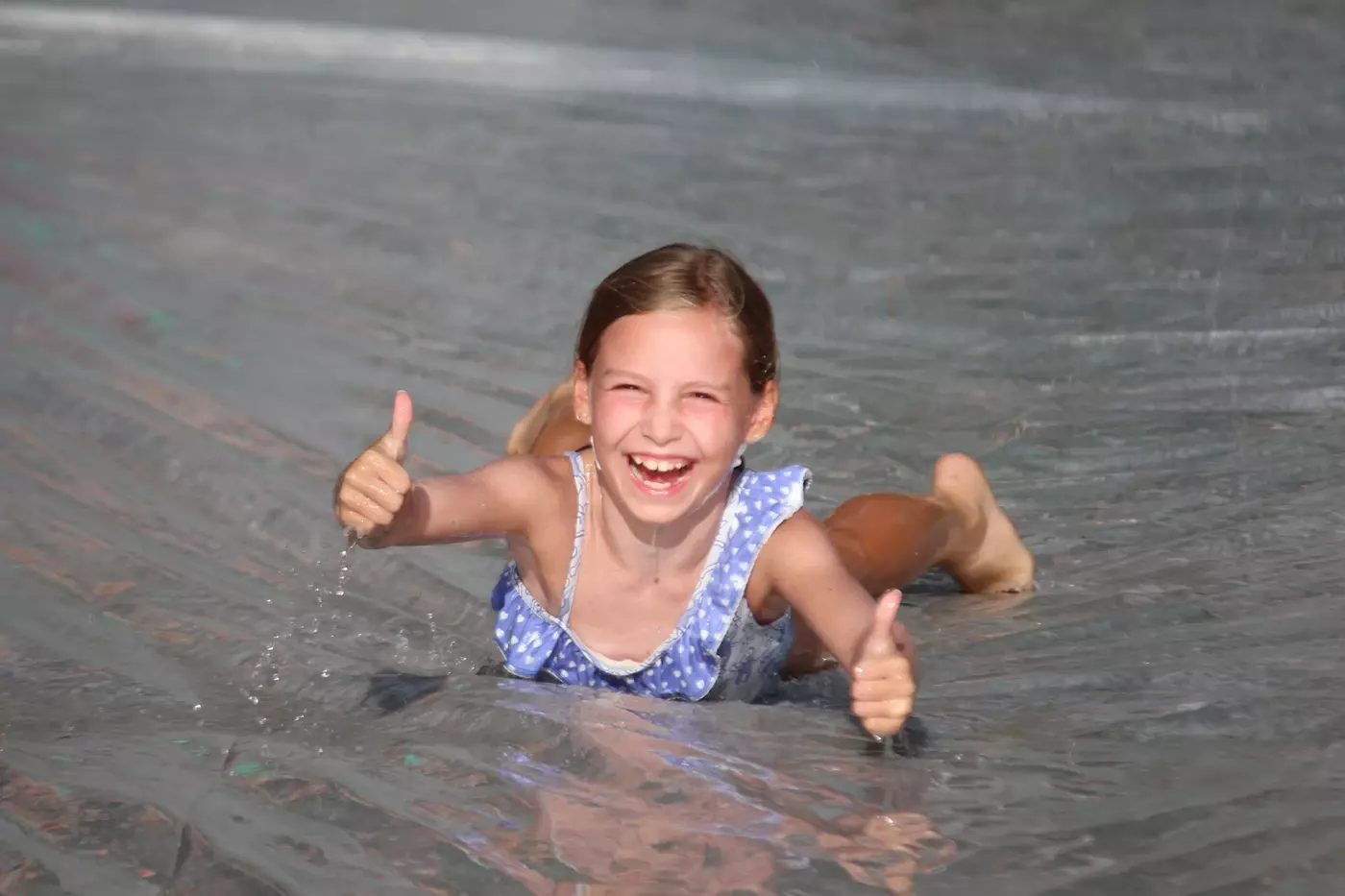 a windridge camper in the lake
