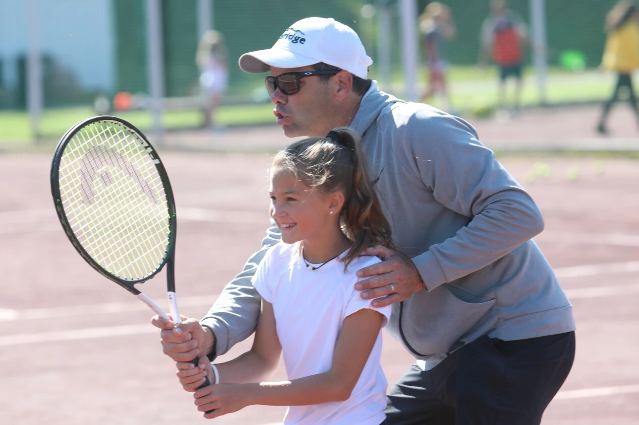Ramsey Hoehn works with a Windridge camper