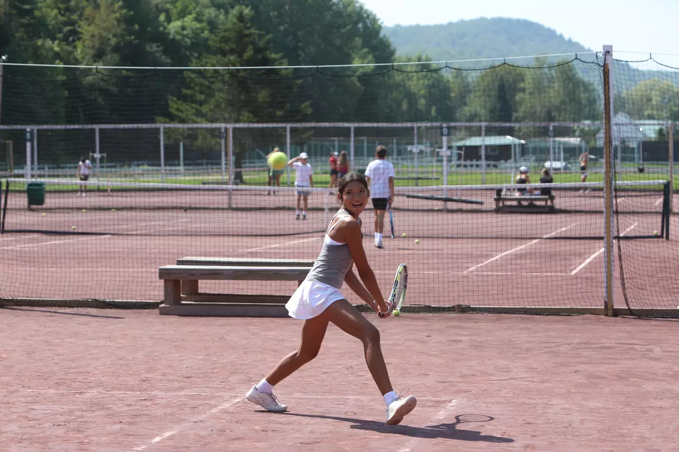 a camper in a match at Windridge