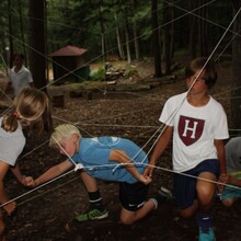 campers playing