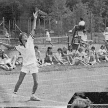 windridge tennis campers in 60s playing tennis