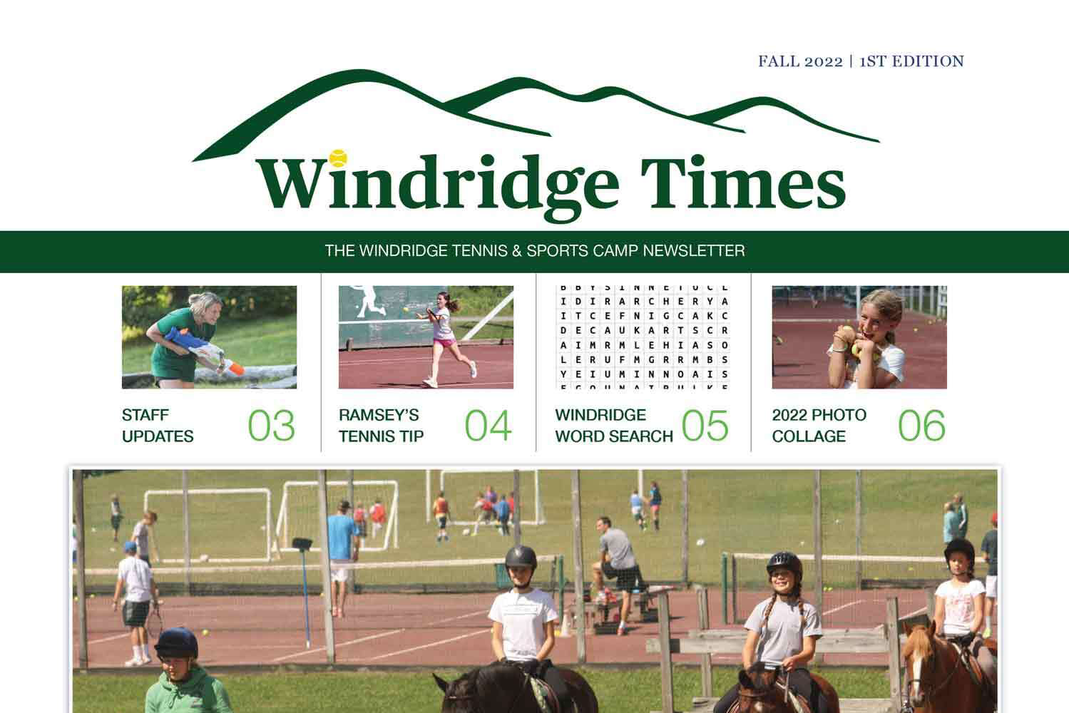 Windridge Newsletter