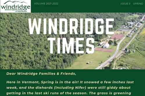 Windridge Newsletter