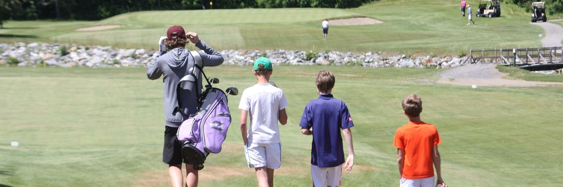 golf players at windridge camps