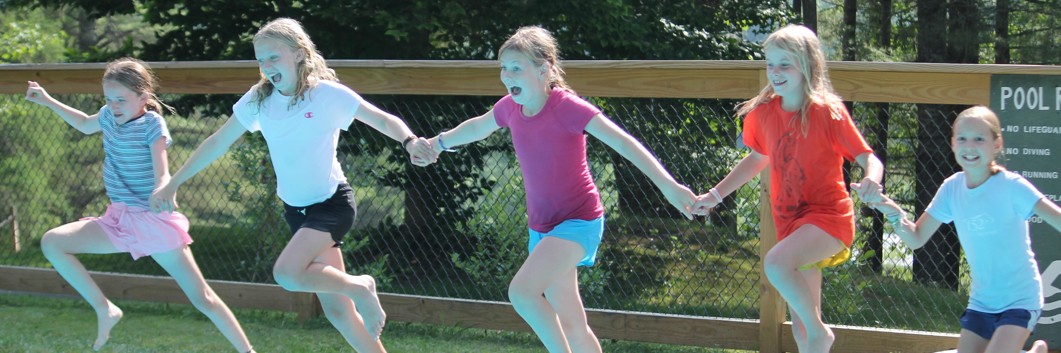 Campers enjoying an afternoon elective at Windridge in Vermont.