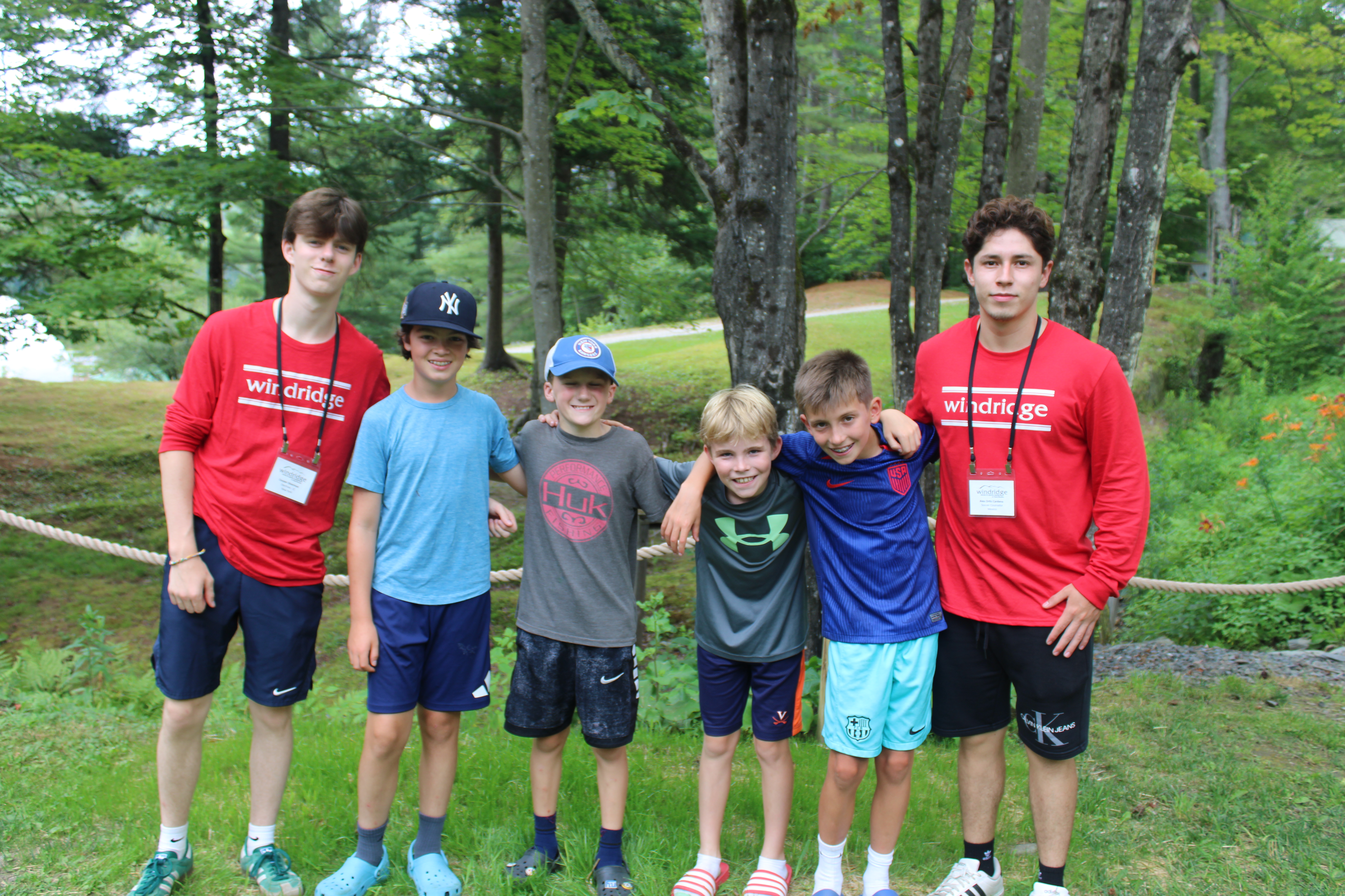 Windridge Campers and staff on opening day
